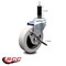 Service Caster 3 Inch Thermoplastic Rubber Wheel 1 Inch Expanding Stem Caster with Brake SCC-EX05S310-TPRS-SLB-1 - alternate 1